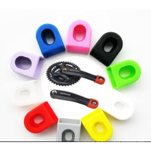 2016 MTB Bicicleta Crank Protector de fibra de carbono Pivote fijo fijo engranaje bicicleta manivela Set tapa protectora caso tapa